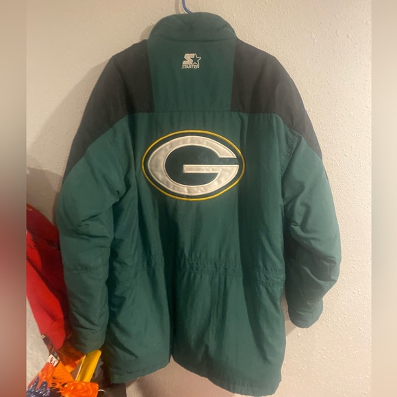 Vintage Starter Pro Line Zip Up puffer long Jacket - Picture 2 of 8